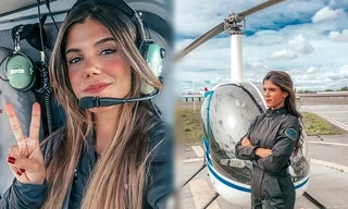 Nữ phi công gợi cảm hút dân mạng vì quá xinh đẹp