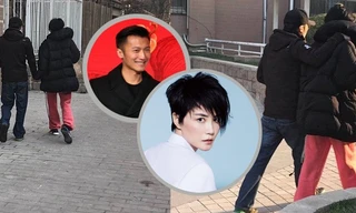 Tạ Đình Phong – Vương Phi tay trong tay giống một cặp vợ chồng già