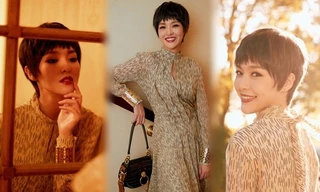 Người đẹp phim ‘Bên nhau trọn đời’ tóc tém trẻ trung tại Paris