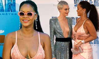 Rihanna và Cara Delevingne đọ sắc vóc táo bạo
