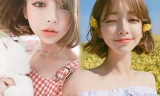 Xao xuyến nét dễ thương của cô nàng xứ Hàn ‘bản sao’ Angelababy 