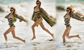 Nàng mẫu cá tính Lindsey Wixson chân dài eo thon trên biển
