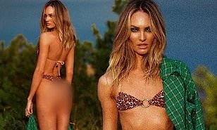 Candice Swanepoel thả dáng rực lửa với bikini hoang dã