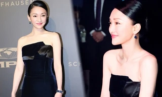 Châu Tấn sang trọng nổi bật với đầm đen gợi cảm