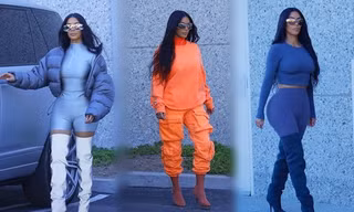 Loạt trang phục bó sát khiến Kim Kardashian như quả bóng căng phồng