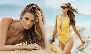 Ngây ngất ngắm nàng mẫu 1m80 khoe dáng tuyệt mỹ trên biển