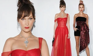 Nàng mẫu 9x Bella Hadid quyến rũ như đóa hồng nhung