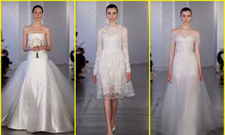 Váy cưới tinh khôi của Oscar de la Renta xuân 2017