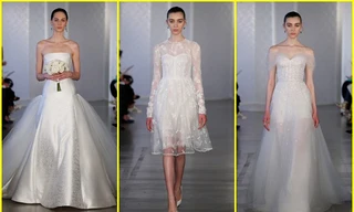 Váy cưới tinh khôi của Oscar de la Renta xuân 2017