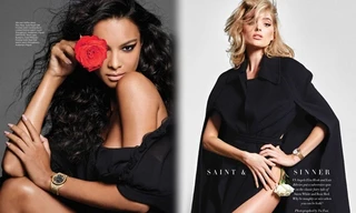 Hai mỹ nhân Victoria's Secret táo bạo đọ sắc