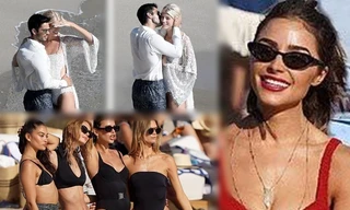 Hoa hậu Hoàn vũ và dàn mỹ nhân áo tắm náo nhiệt trên biển