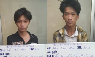 Cảnh sát hình sự bắt gọn băng nhóm dàn cảnh cướp tài sản của tài xe ôm 