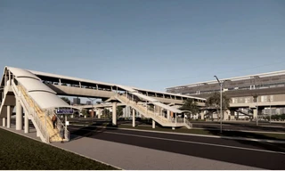 Diện mạo 9 cầu bộ hành kết nối các ga trên cao của tuyến metro số 1 TPHCM