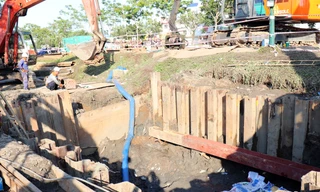 Tin mới về tuyến ống cấp nước D1500 bị vỡ ở TPHCM 