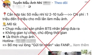Bản tin 8H: Mẹ mất hơn 300 triệu đồng vì muốn cho con làm mẫu ảnh nhí