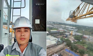 Tài xế TPHCM kể sự cố nhớ đời trong cabin rộng 1m2 giữa lưng chừng trời