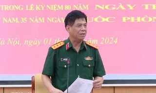 Diễu binh kỷ niệm 80 năm Ngày thành lập QĐND Việt Nam diễn ra tại sân vận động Quốc gia Mỹ Đình