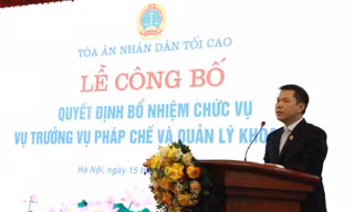 Bản tin 8H: Tòa án Nhân dân Tối cao bổ nhiệm cán bộ