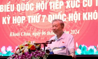 Đại tướng Tô Lâm tiếp xúc, giải đáp các kiến nghị của cử tri Hưng Yên