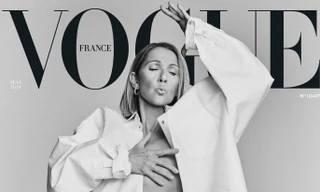 Celine Dion để ngực trần trên tạp chí 