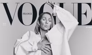 Celine Dion để ngực trần trên tạp chí 