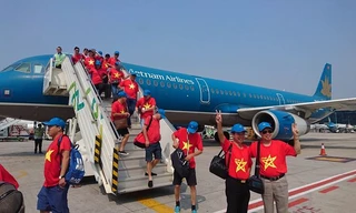 Vietnam Airlines tiếp tục tăng chuyến bay đi Indonesia cổ vũ đội tuyển Olympic Việt Nam.