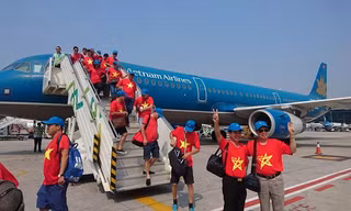 Vietnam Airlines tiếp tục tăng chuyến bay đi Indonesia cổ vũ đội tuyển Olympic Việt Nam.