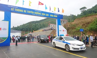 Tuyến đường mới Hoà Lạc - Hoà Bình đưa vào sử dụng sẽ giảm hơn 30 phút thời gian đi lại giữa 2 địa phương.