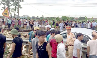 Hiện trường vụ tai nạn. Ảnh: BGT.