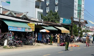 Tai nạn thương tâm, hai người tử vong dưới gầm xe container 