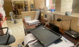 Phi công nước ngoài ‘đại náo’ sảnh chung cư ở TPHCM