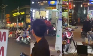 [CLIP] Nhóm thanh niên cầm hung khí rượt nhau, nghi do mâu thuẫn ‘giật cô hồn’ 