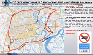 Kiến nghị cấm xe giường nằm vào nội đô TPHCM từ ngày 10/1/2023 