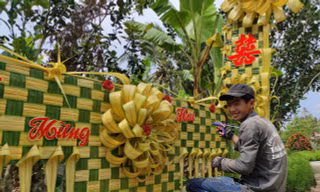 Cổng cưới lá dừa, nét đẹp mộc mạc ‘độc nhất vô nhị’ ở miền Tây sông nước 