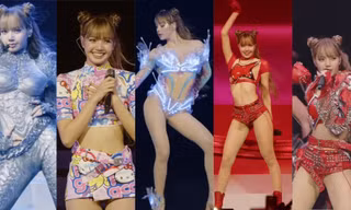 Lisa BLACKPINK tại Coachella 2025: Trang phục thiết kế riêng, cắt xẻ táo bạo