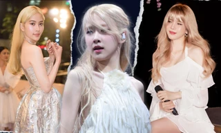 Sao Việt "bắt trend" màu tóc Rosé BLACKPINK: Phương Ly thăng hạng, Nam Em lạc quẻ