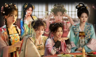 "Vĩnh Dạ Tinh Hà": Gu thời trang rực rỡ, cầu kỳ nhưng không sến súa của Ngu Thư Hân