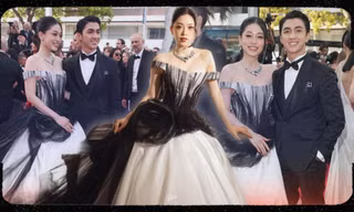 Màn xuất hiện của Á hậu Phương Nga và diễn viên Bình An tại LHP Cannes 2024