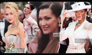 Thảm đỏ Cannes ngày 7: Loạt siêu mẫu đọ sắc, có mỹ nhân diện váy áo thương hiệu Việt