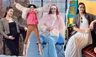 Các "chị đẹp" du Xuân tưng bừng đầu năm: Lan Khuê thời thượng, Lệ Quyên siêu quậy