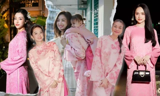 Mỹ nhân Việt đại chiến áo dài Tết, mẫu áo dài nào liên tục "đụng hàng"? 