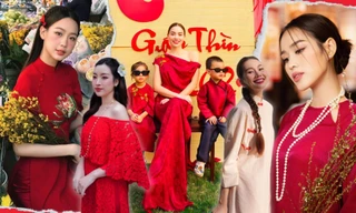 Sắc đỏ phủ sóng thời trang Tết của dàn mỹ nhân Việt nhưng diện sao cho tôn dáng?