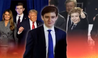 Chiều cao và phong thái vượt trội của Barron Trump - con trai út ông Donald Trump