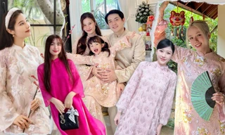 Mỹ nhân Việt khoe sắc ngày Tết: Phương Ly, Đông Nhi "đụng hàng"
