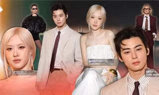 Show Saint Laurent: Rosé BLACKPINK "bánh bèo", Cha Eun Woo đẹp không tì vết