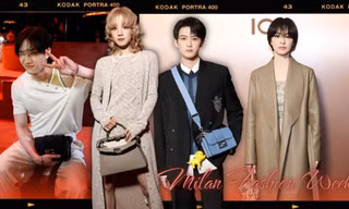 Show Fendi: Song Hye Kyo ấn tượng, Mina TWICE tương tác dễ thương với Bang Chan