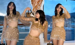 Lisa BLACKPINK diện váy tái chế, nhiều lần chung khung hình với bạn trai tỷ phú