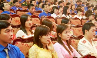 Đại biểu Đại hội Đoàn tỉnh Hà Nam Ảnh: Mai Xuân Tùng