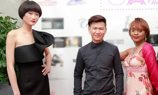 Minh Hà, Kha Mỹ Vân thu hút báo giới ở Paris