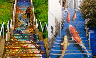 Những nấc thang đẹp đến mê hoặc khiến bạn chỉ ước một lần được đặt chân đến